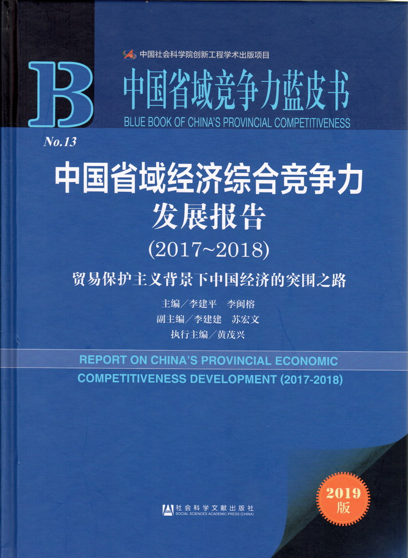 操逼视频在哪里可以看中国省域经济综合竞争力发展报告（2017-2018）